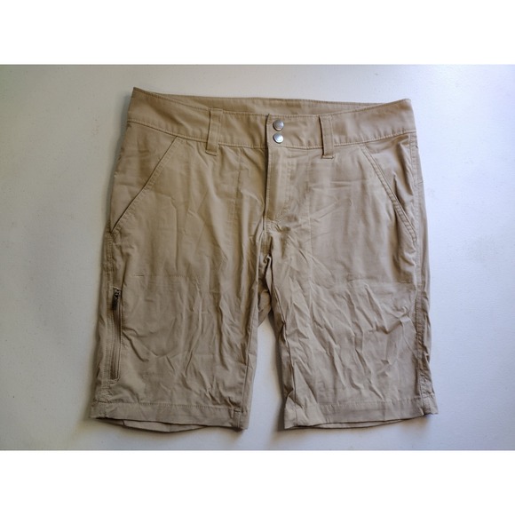 Columbia Women's Size 8 Convertible Hiking Shorts Khaki Outdoor Casual - Picture 1 of 8